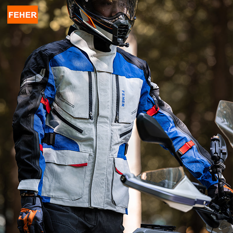 FEHER Men's Motorcycle Rally Suit JK-061 All Season Waterproof