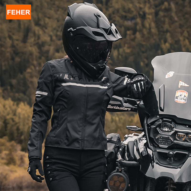 FEHER Women's Motorcycle Jacket JK-218A All-season Waterproof